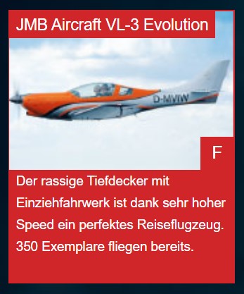 Nomination for the Fliegermagazin AWARD 2020 in the category „Best 600 kg Ultralight plane"